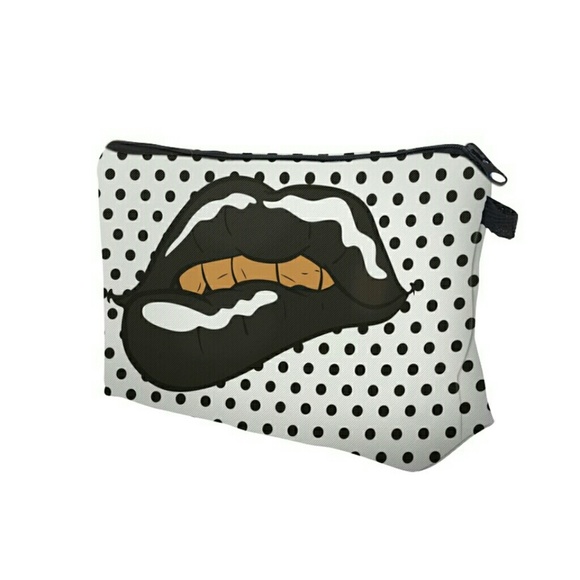 Other - New Sexy Black Biting Lip Make-up Bag